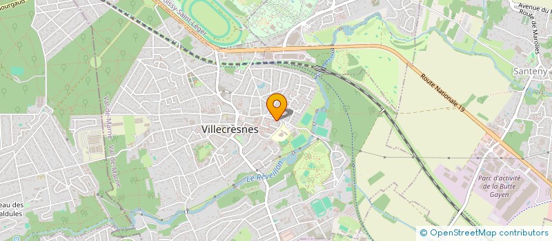 localisation de l'entreprise SCI MILAN  VILLECRESNES