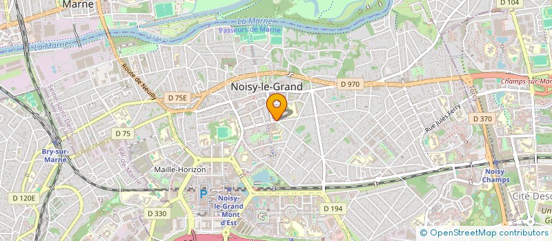 localisation de l'entreprise SCI MILAN à NOISY-LE-GRAND