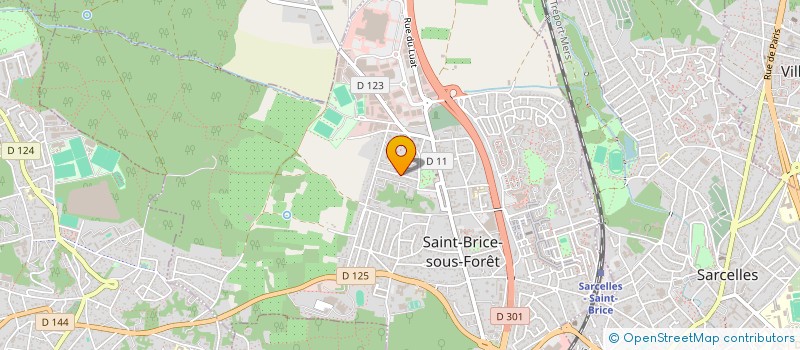 localisation de l'entreprise SCI MILAN à SAINT-BRICE-SOUS-FORET