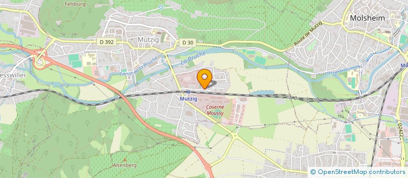 localisation de l'entreprise SCI MILAN  MUTZIG
