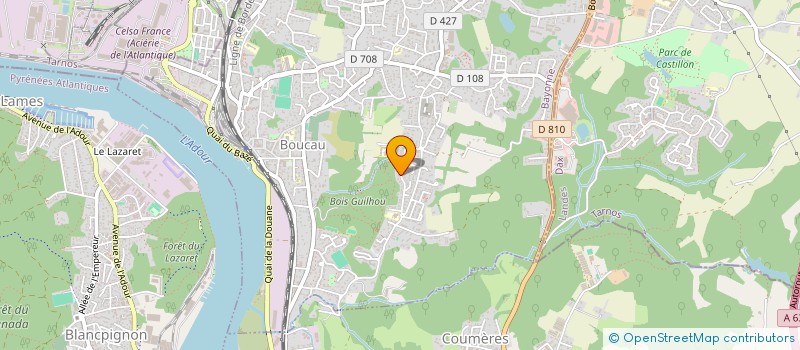 localisation de l'entreprise SCI MILAN COLAC  BOUCAU