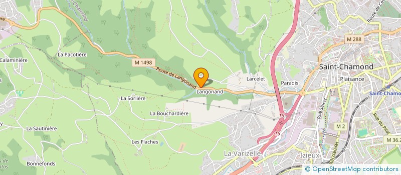 localisation de l'entreprise SCI MILAN DS  SAINT-CHAMOND