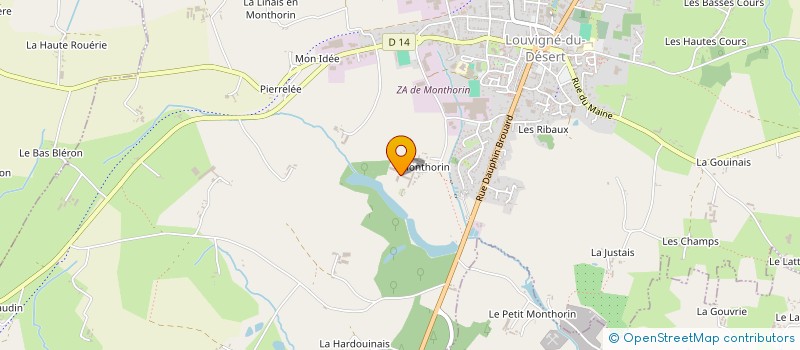 localisation de l'entreprise SCI MILAN PATRICE ET COMPAGNIE  LOUVIGNE-DU-DESERT