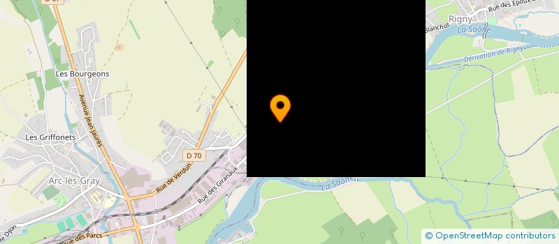 localisation de l'entreprise SCI MILANDE  ARC-LES-GRAY