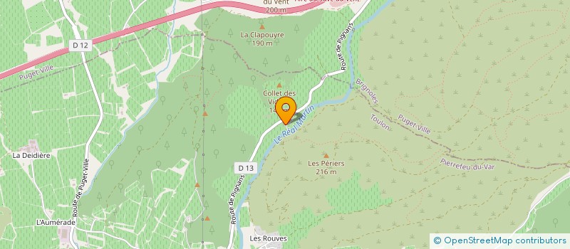 localisation de l'entreprise SCI MILANO  PIERREFEU-DU-VAR