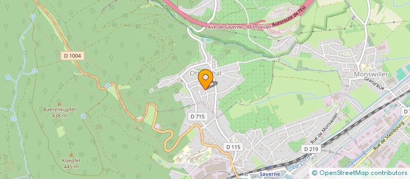 localisation de l'entreprise SCI MILANO  OTTERSTHAL