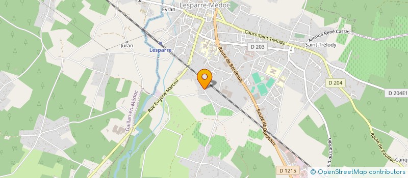 localisation de l'entreprise SCI MILANO  LESPARRE-MEDOC