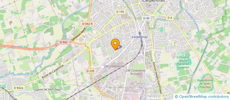 localisation de l'entreprise SCI MILANZ  CARPENTRAS