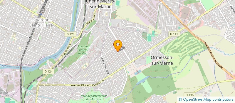 localisation de l'entreprise SCI MILAS  ORMESSON-SUR-MARNE