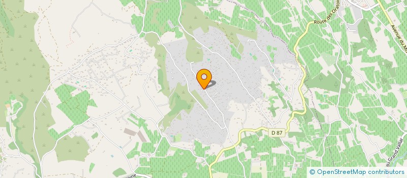 localisation de l'entreprise SCI MILAU à LA CADIERE-D'AZUR