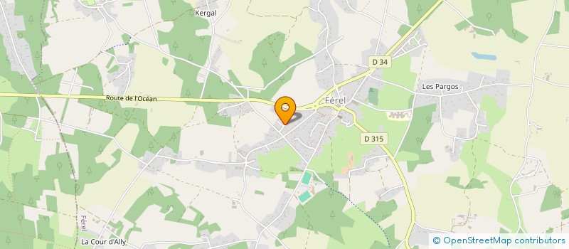 localisation de l'entreprise SCI MILAU  FEREL