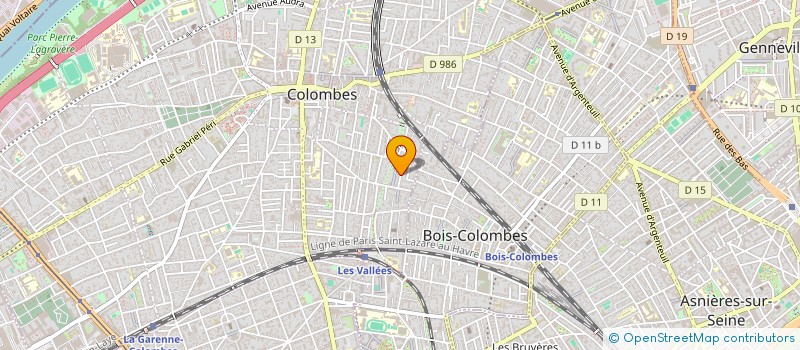 localisation de l'entreprise SCI MILAU à COLOMBES