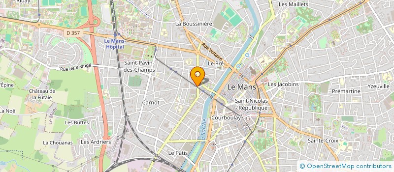 localisation de l'entreprise SCI MILAUR  LE MANS