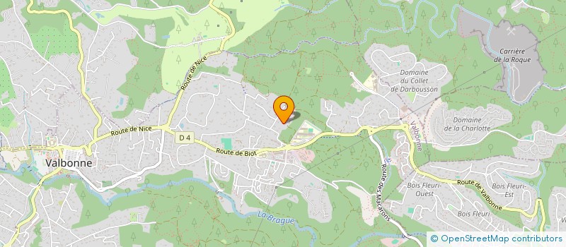 localisation de l'entreprise SCI MILAVOHA SAINT GEORGES  VALBONNE