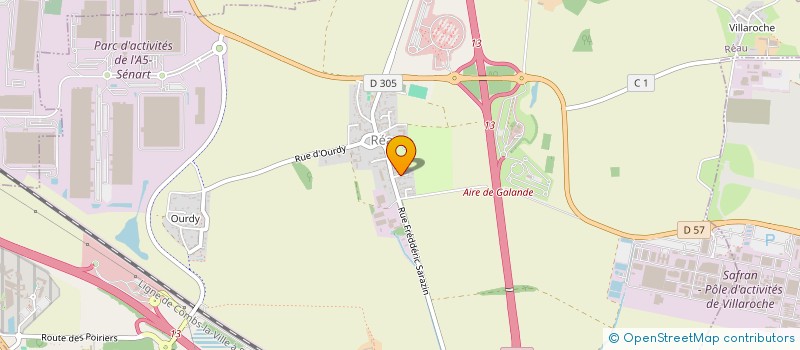 localisation de l'entreprise SCI MILBEN  REAU