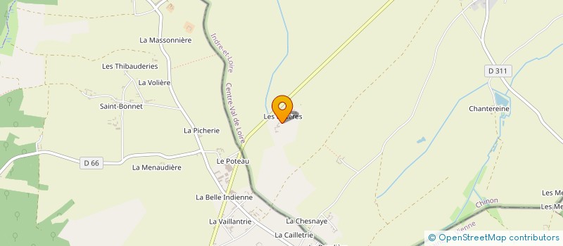 localisation de l'entreprise SCI MILBERRY  FAYE-LA-VINEUSE