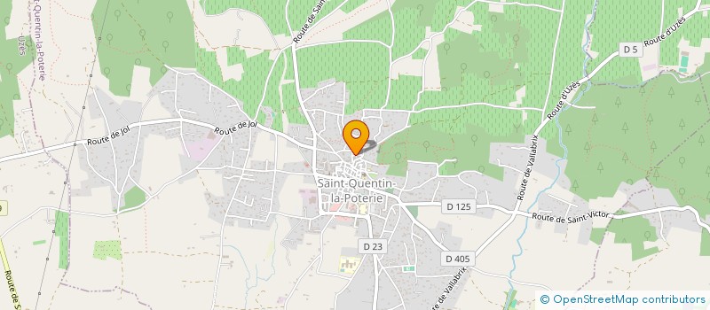 localisation de l'entreprise SCI MILCENT-BUFFAT  SAINT-QUENTIN-LA-POTERIE