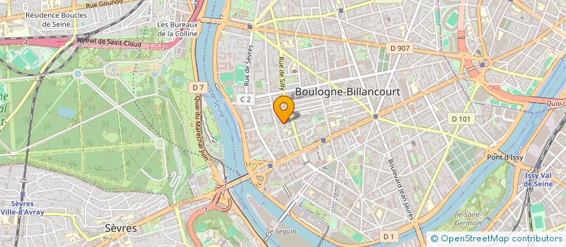 localisation de l'entreprise SCI MILCOQ à BOULOGNE-BILLANCOURT