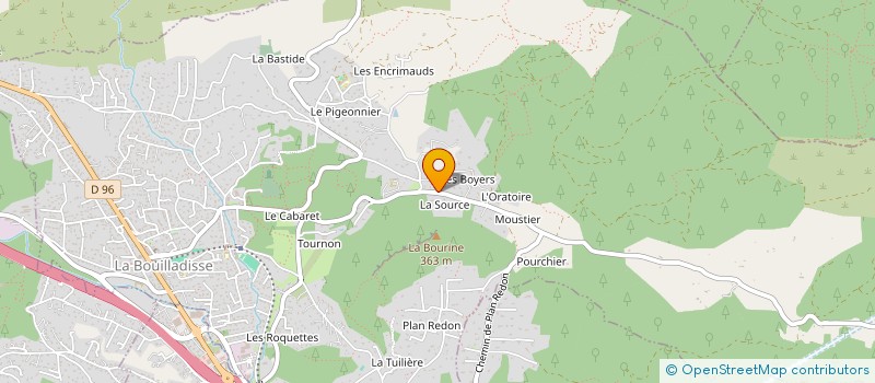 localisation de l'entreprise SCI MILDECA  LA BOUILLADISSE