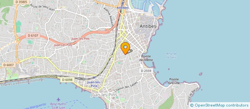 localisation de l'entreprise SCI MILE à ANTIBES
