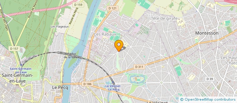 localisation de l'entreprise SCI MILEDA  LE VESINET