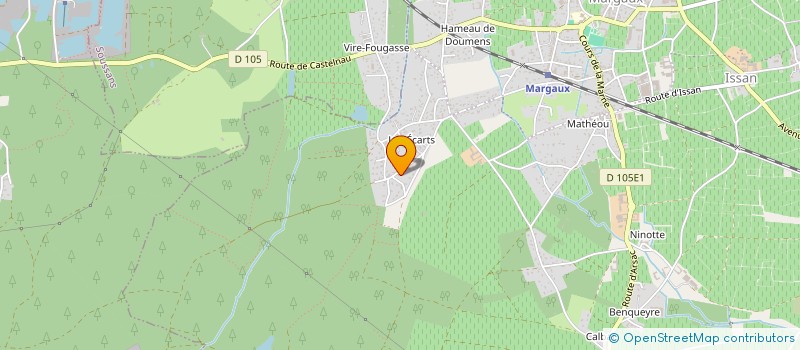 localisation de l'entreprise SCI MILEMA  MARGAUX-CANTENAC