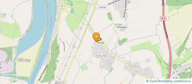 localisation de l'entreprise SCI MILENA  CHIEULLES