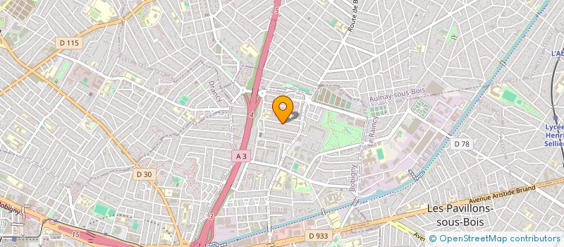 localisation de l'entreprise SCI MILENKOVIC  BONDY