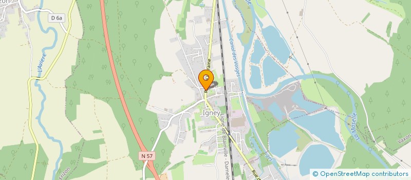 localisation de l'entreprise SCI MILENY  THAON-LES-VOSGES