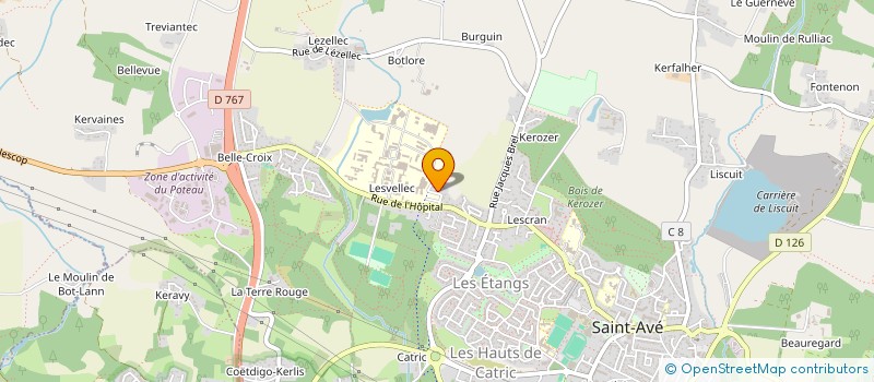 localisation de l'entreprise SCI MILERO  PLESCOP