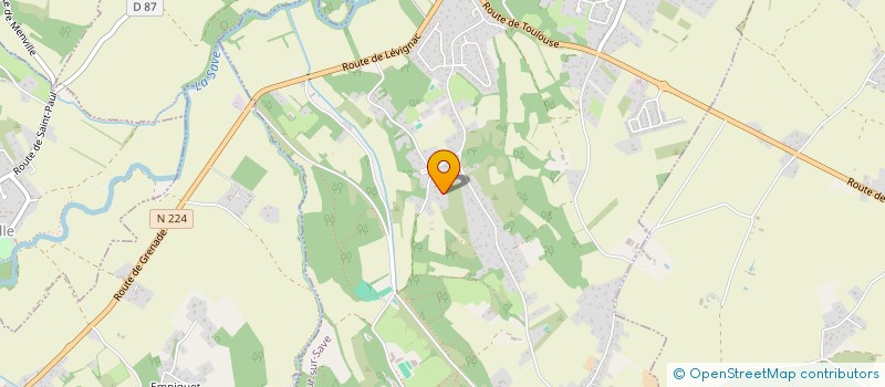 localisation de l'entreprise SCI MILES  MONTAIGUT-SUR-SAVE