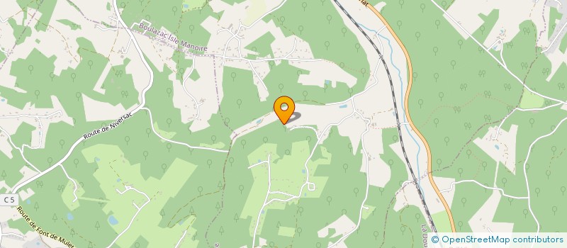 localisation de l'entreprise SCI MILHAC  BASSILLAC ET AUBEROCHE