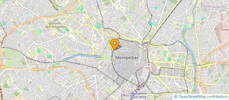 localisation de l'entreprise SCI MILHAUD à MONTPELLIER