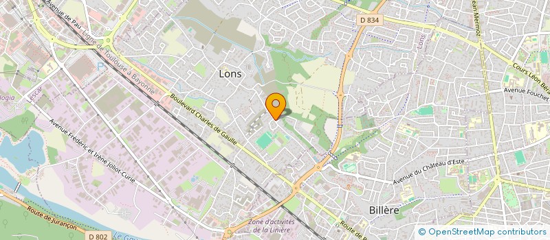 localisation de l'entreprise SCI MILHOCS à LONS