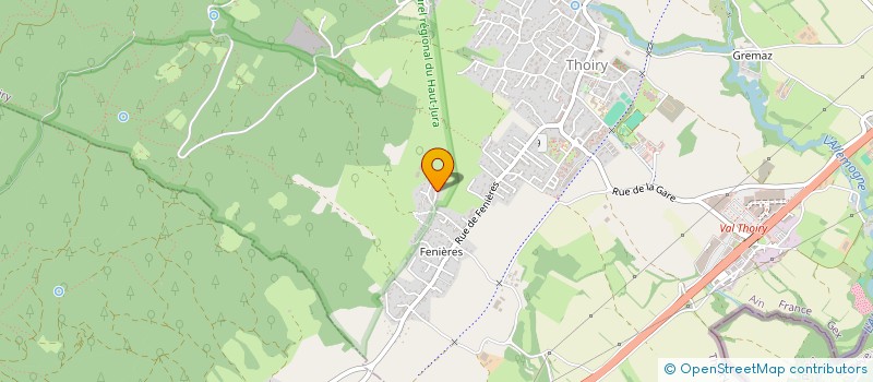 localisation de l'entreprise SCI MILHOMME WITTE  THOIRY