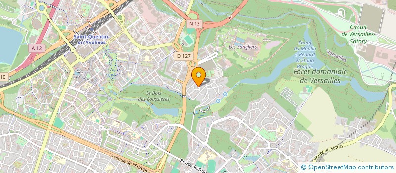 localisation de l'entreprise SCI MILHTINEZ  GUYANCOURT