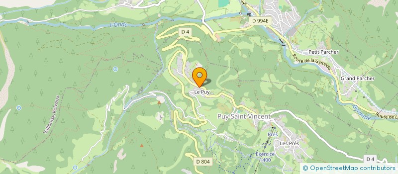 localisation de l'entreprise SCI MILI  VALLOUISE-PELVOUX