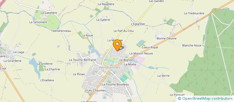 localisation de l'entreprise SCI MILI  VENDRENNES