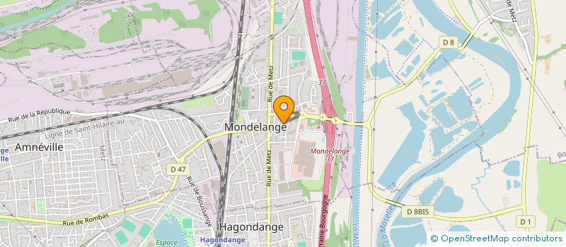 localisation de l'entreprise SCI MILIA  MONDELANGE