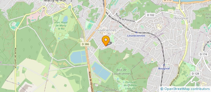 localisation de l'entreprise SCI MILIDOU  LOUVECIENNES