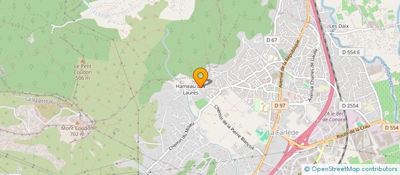 localisation de l'entreprise SCI MILIE 1  LA FARLEDE