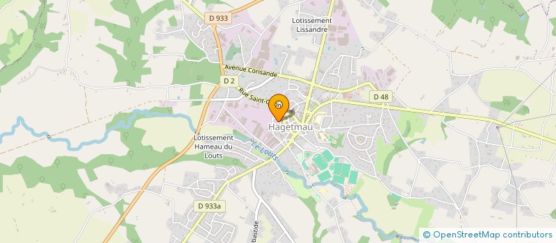 localisation de l'entreprise SCI MILIE  HAGETMAU