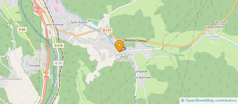 localisation de l'entreprise SCI MILIMMO à SAINT-PAUL-DE-JARRAT