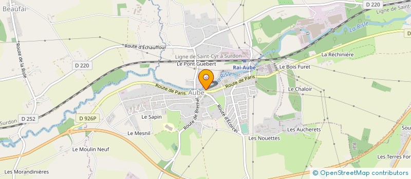 localisation de l'entreprise SCI MILIN à AUBE