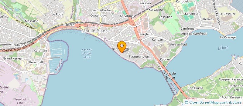localisation de l'entreprise SCI MILIN GWENN à LE RELECQ-KERHUON