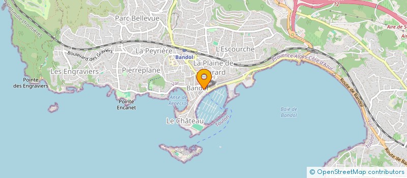 localisation de l'entreprise SCI MILION  BANDOL