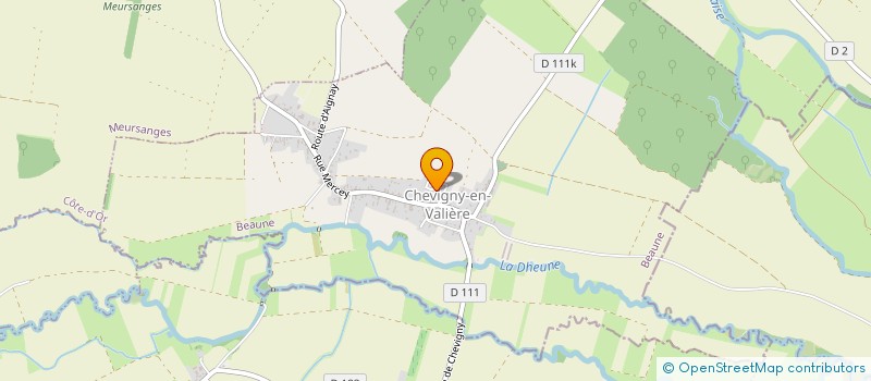 localisation de l'entreprise SCI MILKA  CHEVIGNY-EN-VALIERE