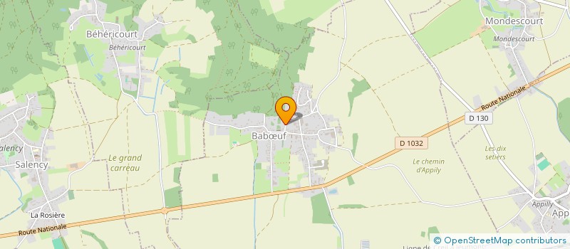 localisation de l'entreprise SCI MILL'S PARIS  BABUF