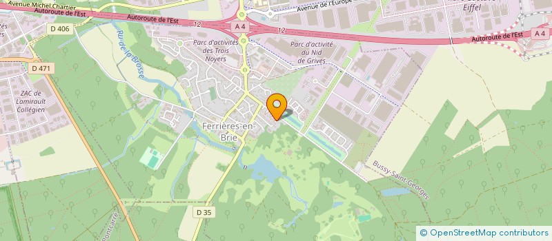 localisation de l'entreprise SCI MILLA  FERRIERES-EN-BRIE