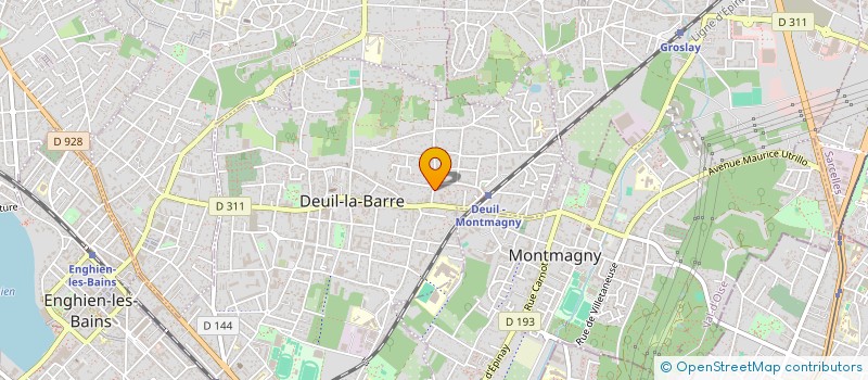 localisation de l'entreprise SCI MILLA  DEUIL-LA-BARRE